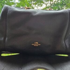 Coach Lennox Pebble Leather Handbag